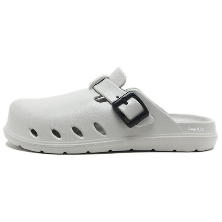 

Sang Nick Мужские противоскользящие тапочки с закрытым носком серые, цвет Gray