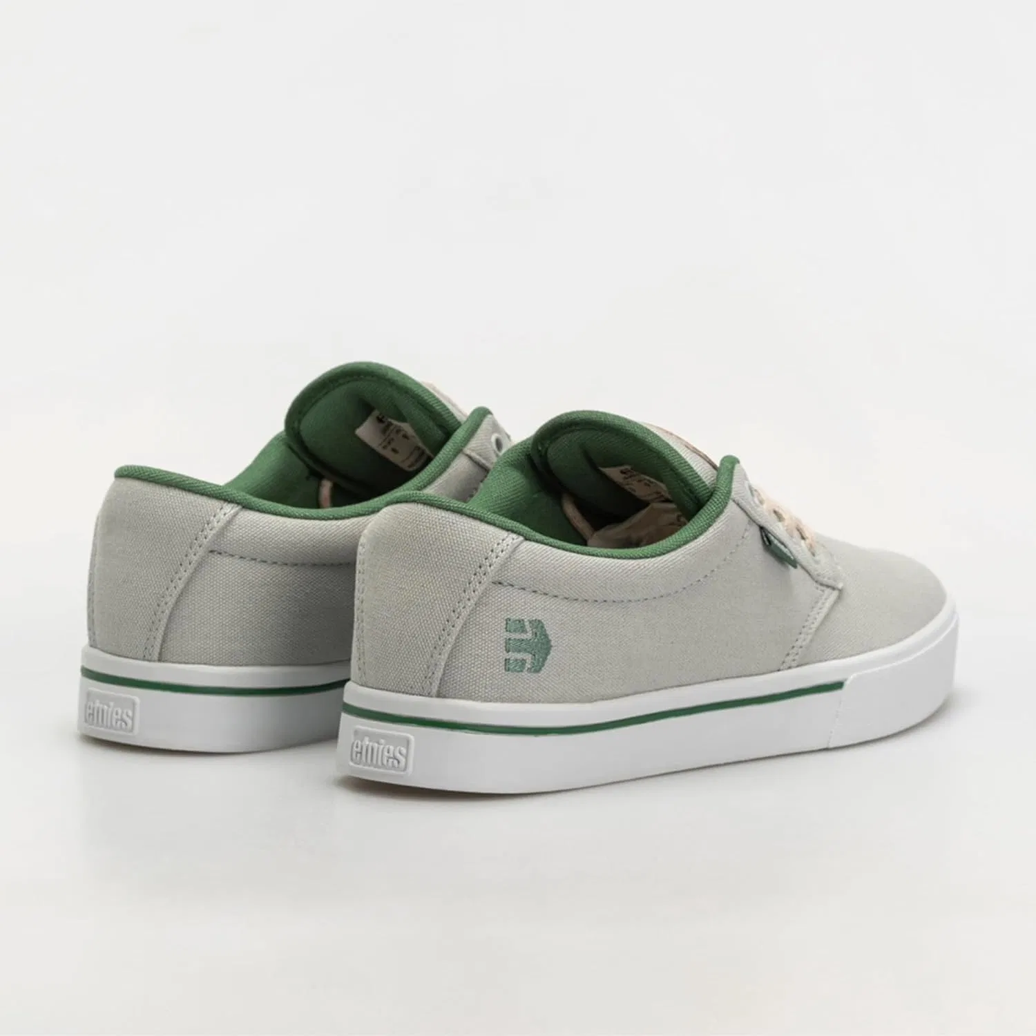 Кроссовки для скейтбординга Etnies Jameson 2 Eco, Grey/White/Green — фото 4