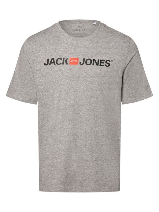 

Футболка jjecorp Jack & Jones, серый