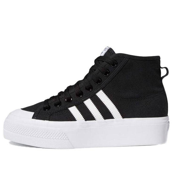 

Кроссовки nizza platform mid Adidas, черный