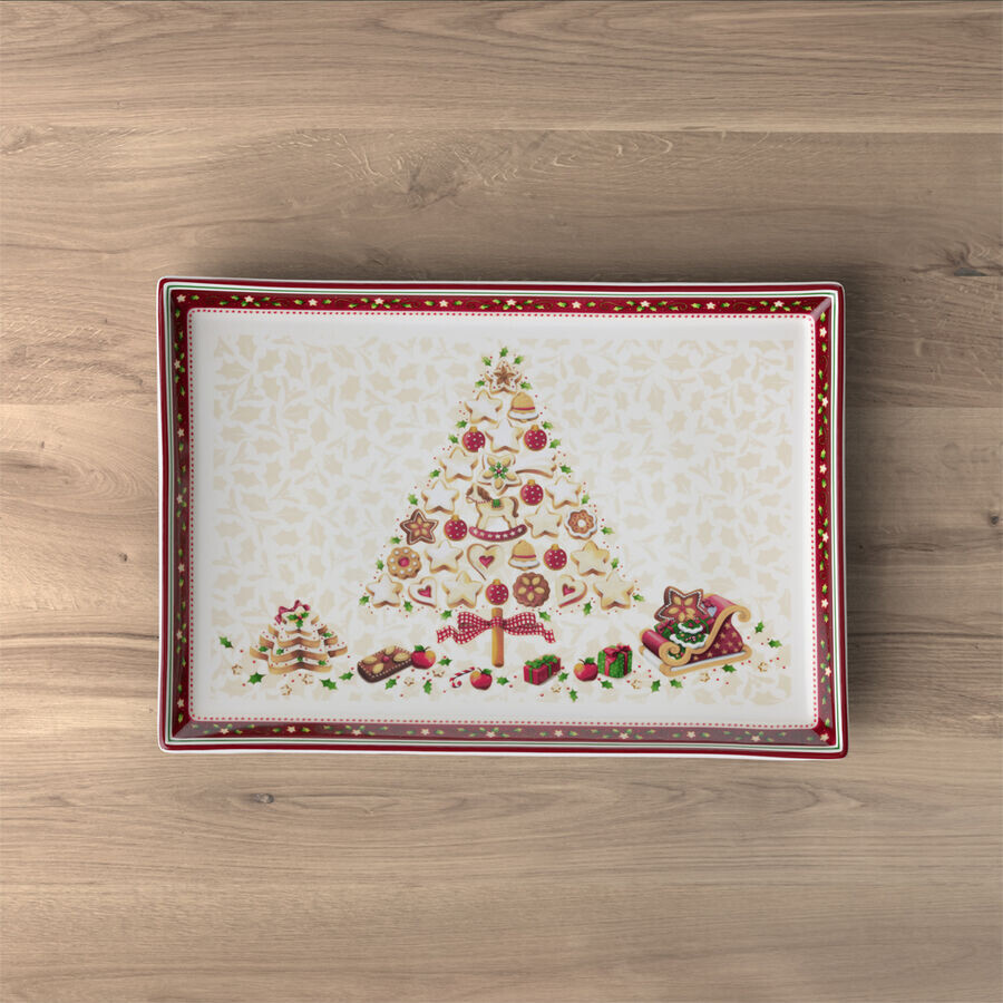 

Форма кондитерская Winter Bakery Delight прямоугольная, большая, 39x26,5см Villeroy & Boch, красный/зеленый