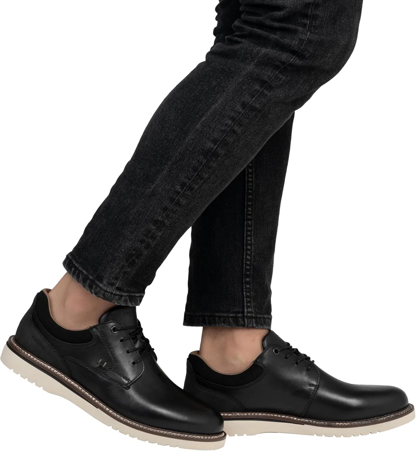 Туфли Rieker Herren 04501 Schnürschuhe, Black 00 — фото 2