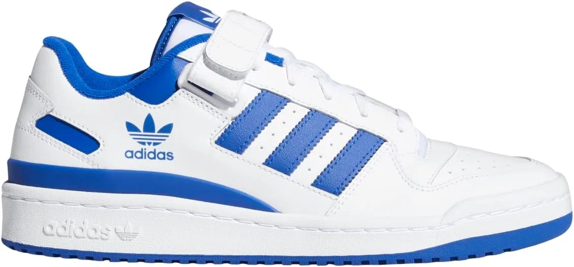 Мужские низкие кроссовки Adidas Originals Forum, Ftwr White Ftwr White Team Royal Blue