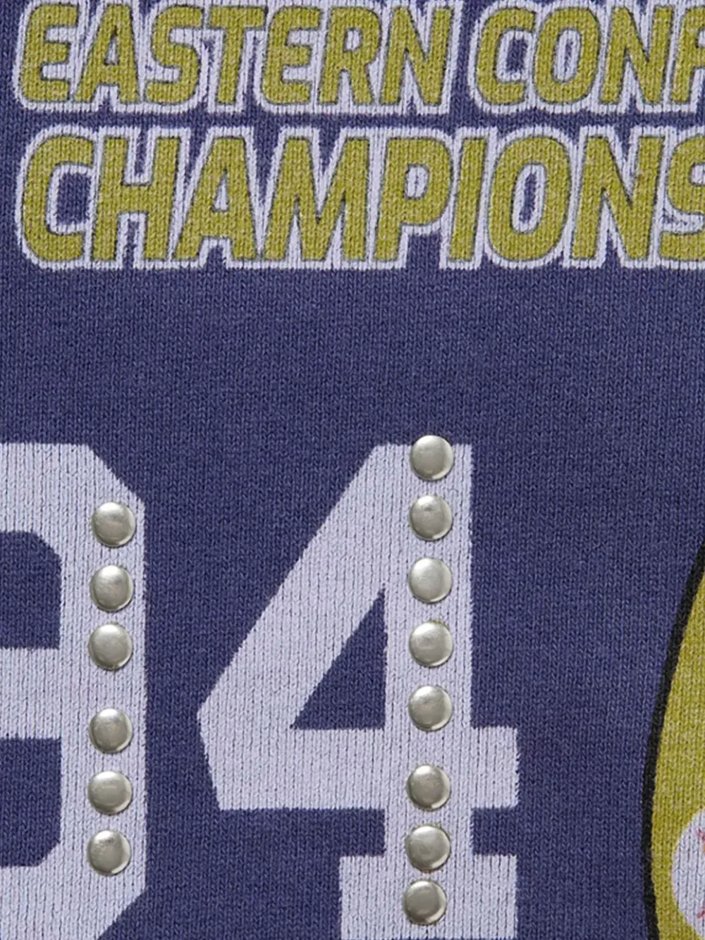 Худи Champions с графическим принтом и заклепками Supreme, синий — фото 2