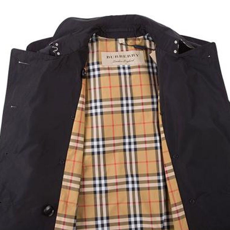 Тренч Burberry женский, цвет черный — фото 4