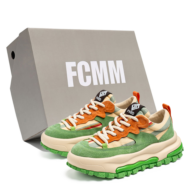 

Низкие повседневные туфли мужские FCMM, Beige Green