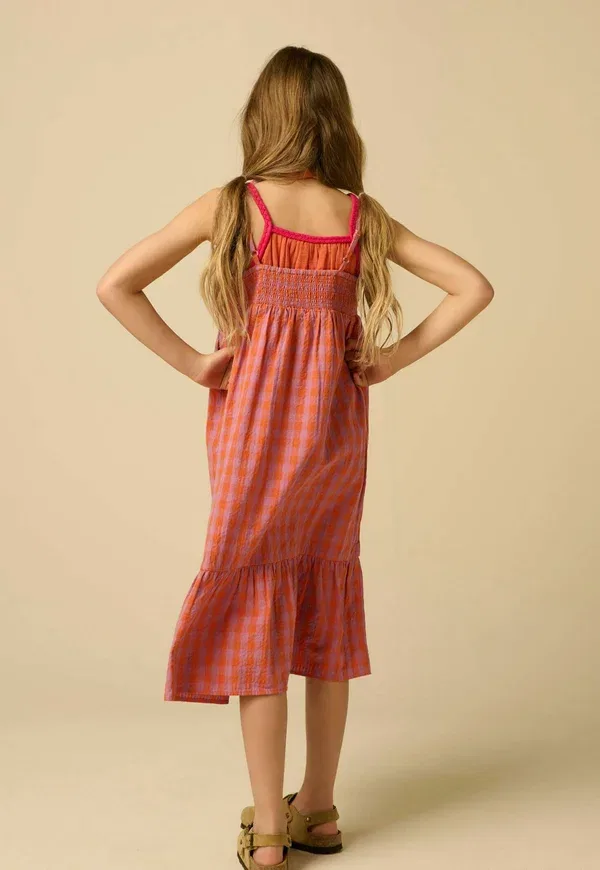 Платье макси в клетку day dress Sissy-Boy, тёмно-оранжевый — фото 2