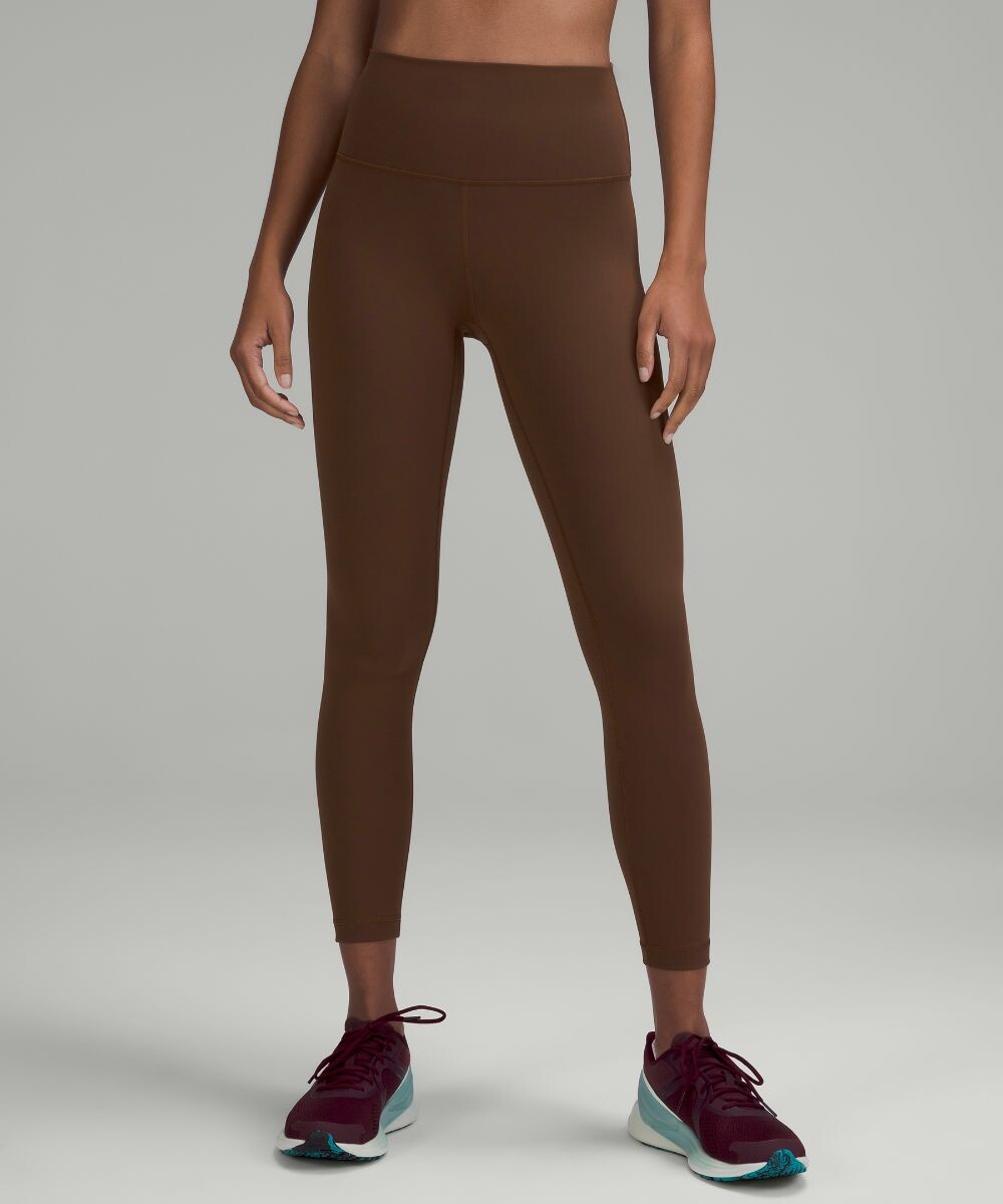 

Высокие леггинсы Wunder Train Lululemon, коричневый