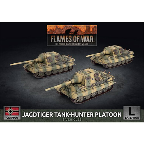 

Фигурки Jagdtiger (12.8Cm) Tank-Hunter Platoon (3X Plastic)