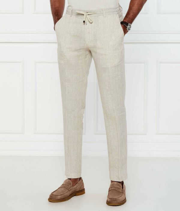

Саке льняные брюки Slim fit Joop!, желтый