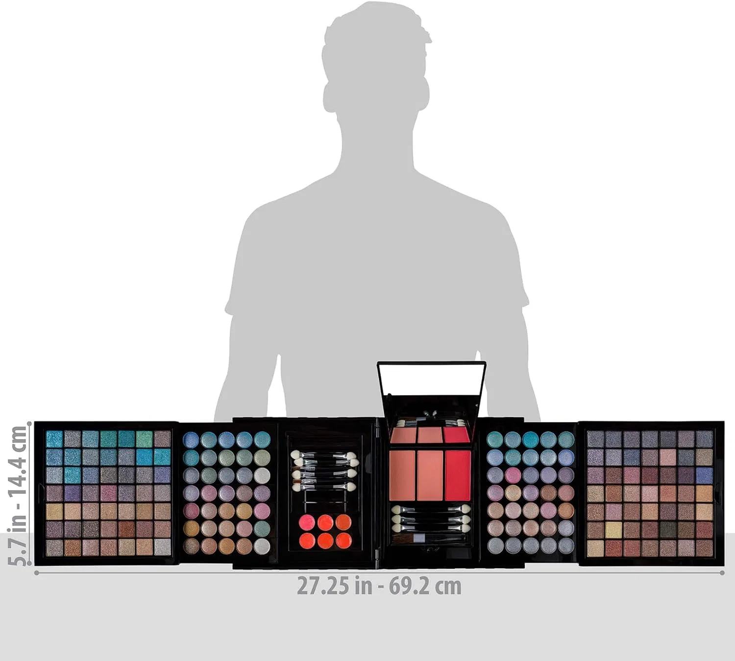 Набор для макияжа мультицветный Shany 2012 Edition All-in-One Harmony Makeup Kit — фото 4