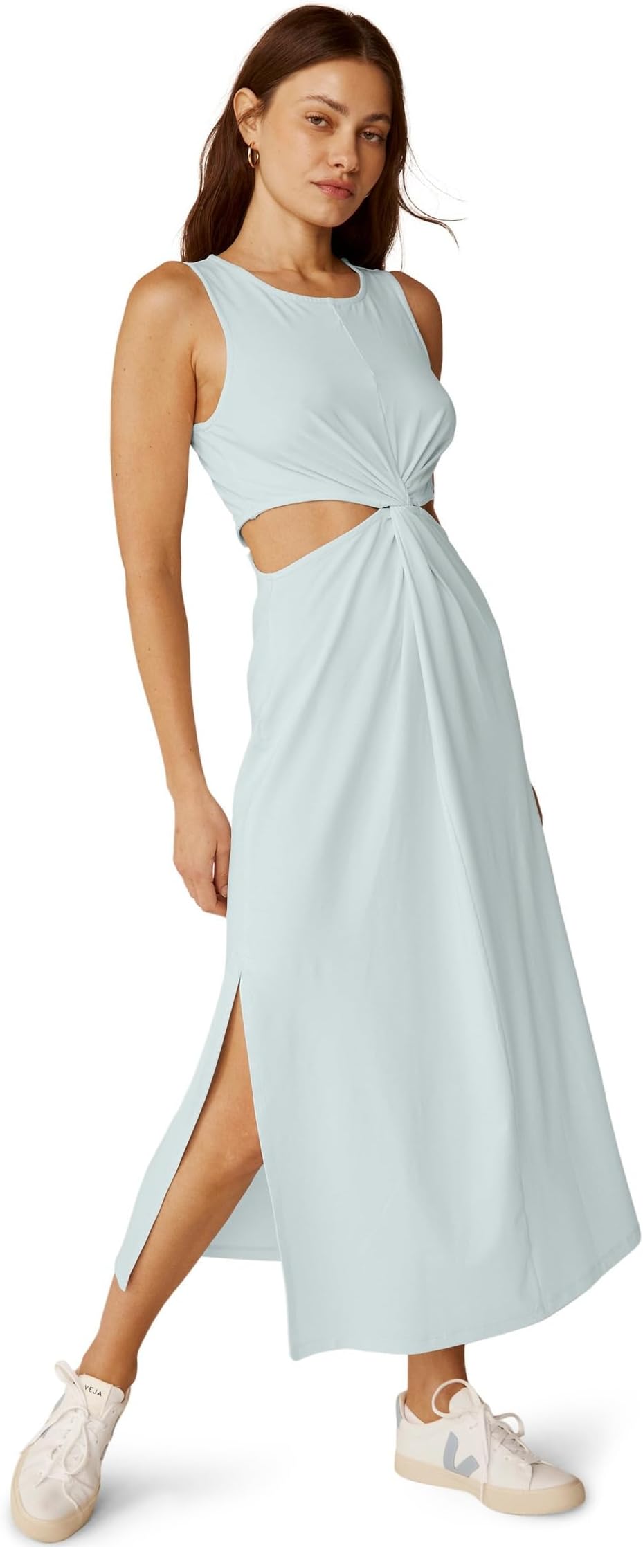 

Платье Beyond Yoga Around The World Front Twist Dress, цвет Tropical Waters