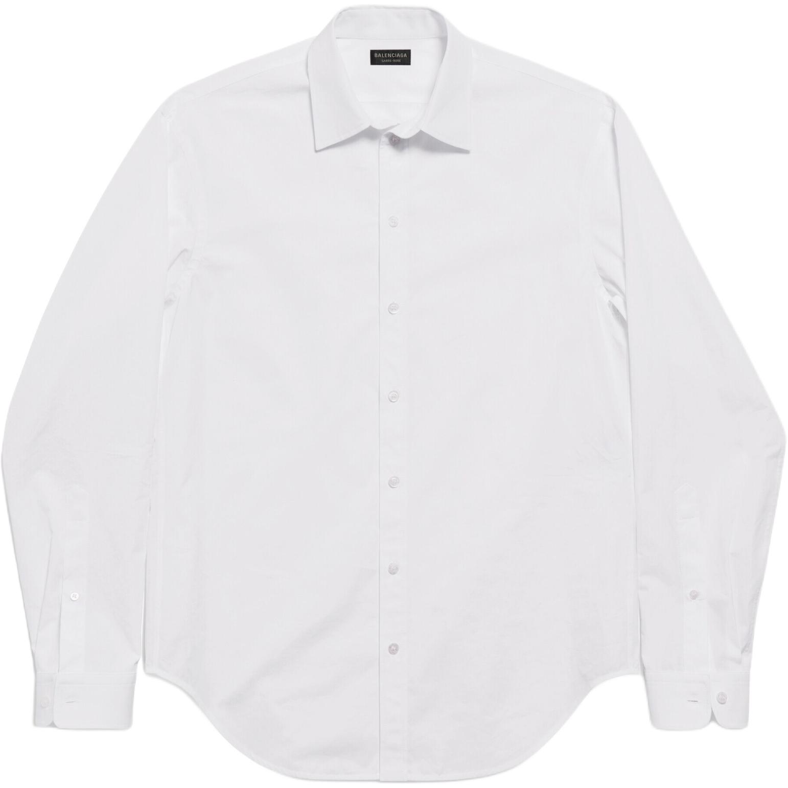 

Длинный рукав Застежка на пуговицах Рубашка Balenciaga, светло-голубой