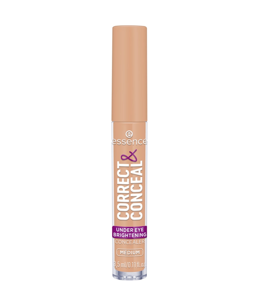 

Консилер essence CORRECT & CONCEAL under eye brightening, Nr. 20 - Medium, 4 ml