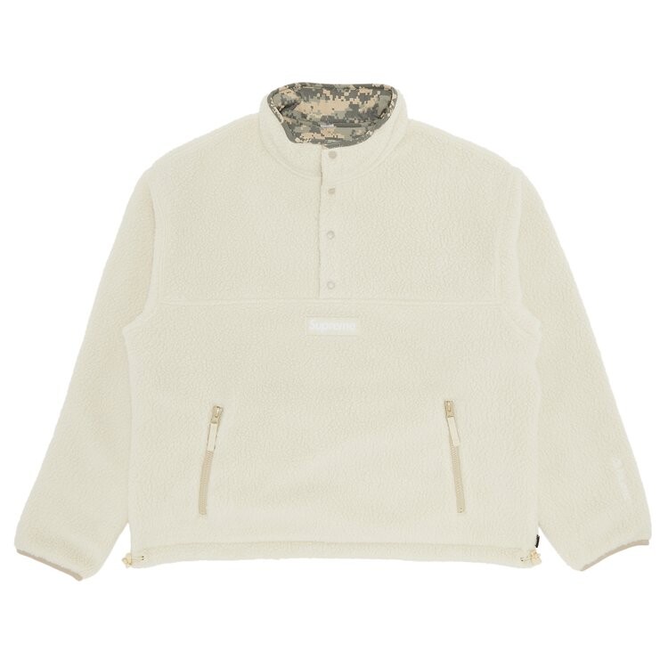 

Пуловер Supreme Polartec Shearling Reversible Pullover, кремовый