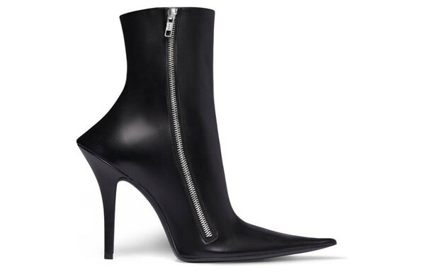 Кроссовки witch 110mm booties 'black sheepskin' Balenciaga, черный — фото 2