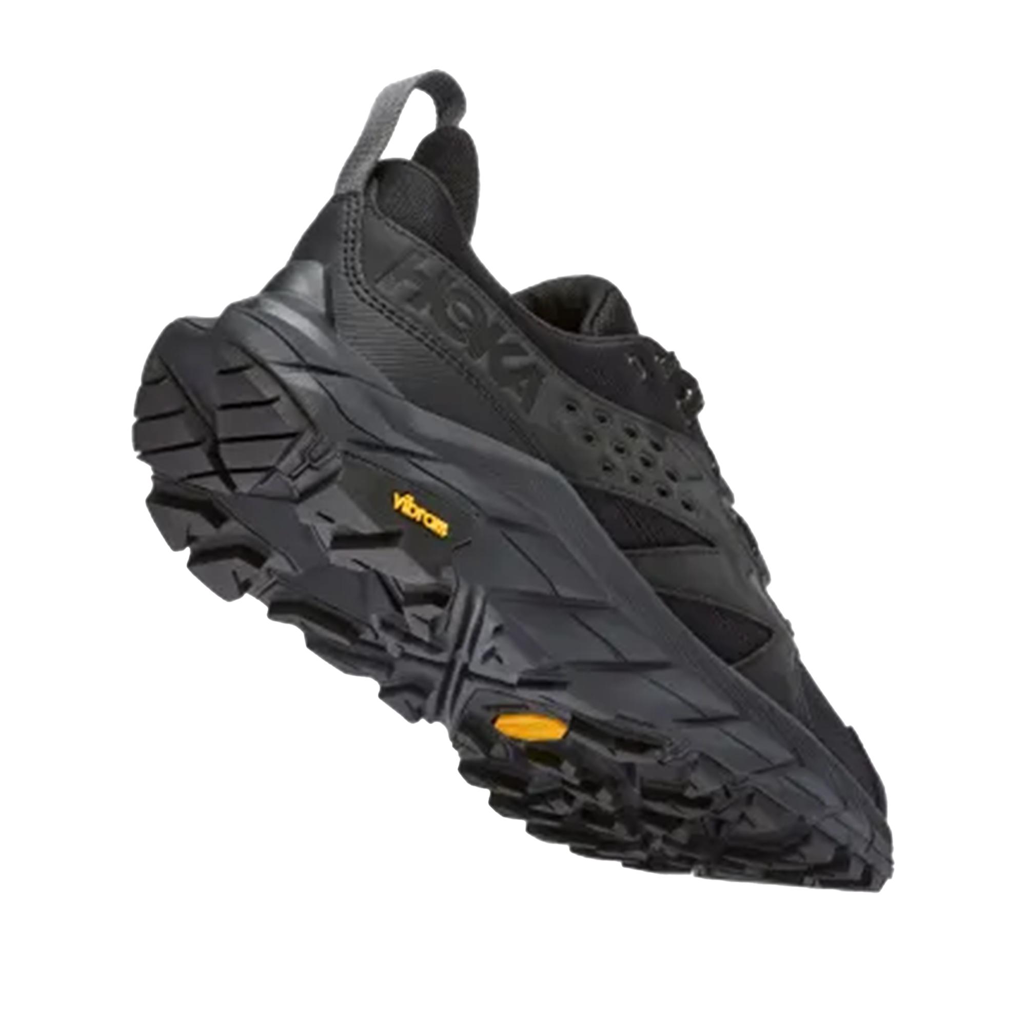 Мужские низкие походные ботинки Anacapa Breeze HOKA, Black/Black — фото 2