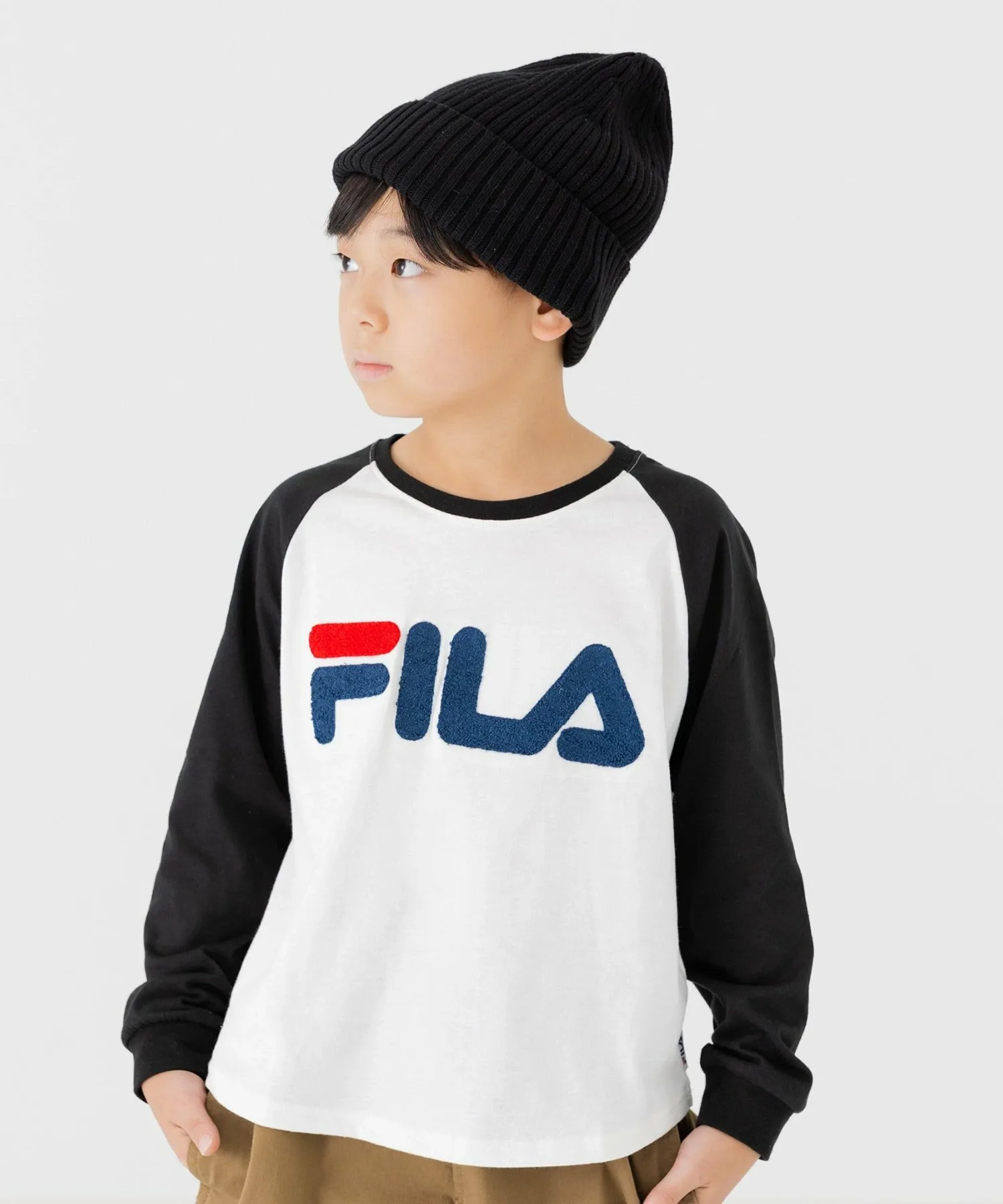 Футболка с длинными рукавами Fila Fila, D-Raglan/Black