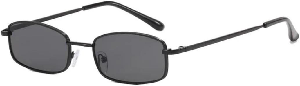 

Солнцезащитные очки с защитой от УФ-излучения UV400 | Металлическая панк-оправа, маленькая | для женщин и мужчин, для занятий спортом на открытом воздухе и вождения DSVIGF, Black-black