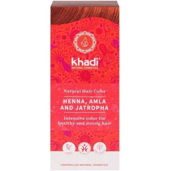 

Краска для волос Tinte De Pelo Henna Amla Y Jatropha Khadi, 100 гр