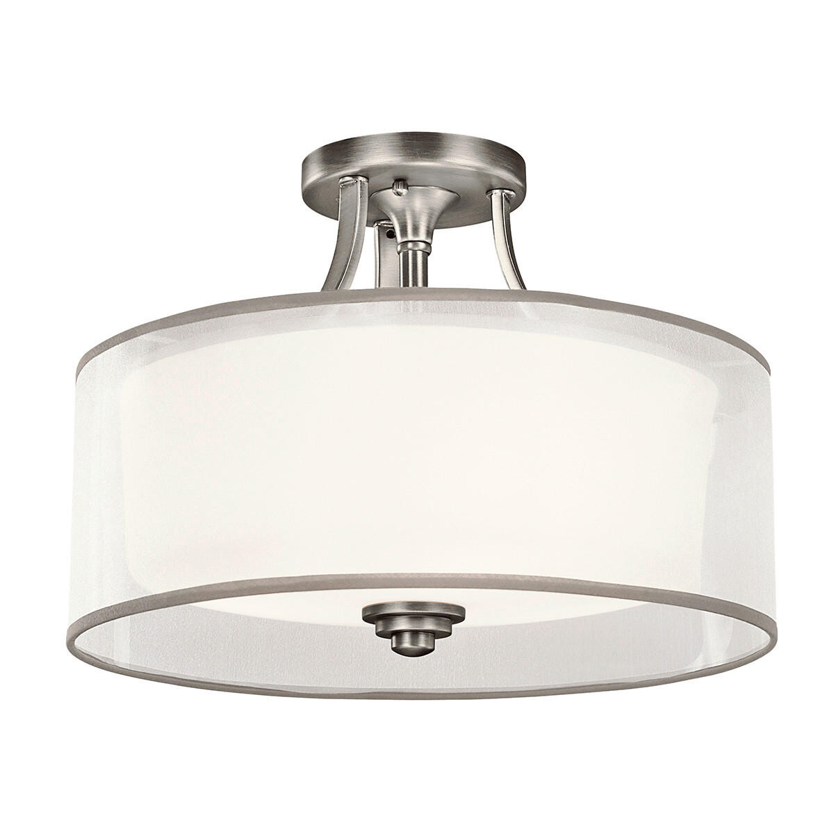 

Потолочный светильник Elstead Lighting, 38,1x27,8 см, серебристый