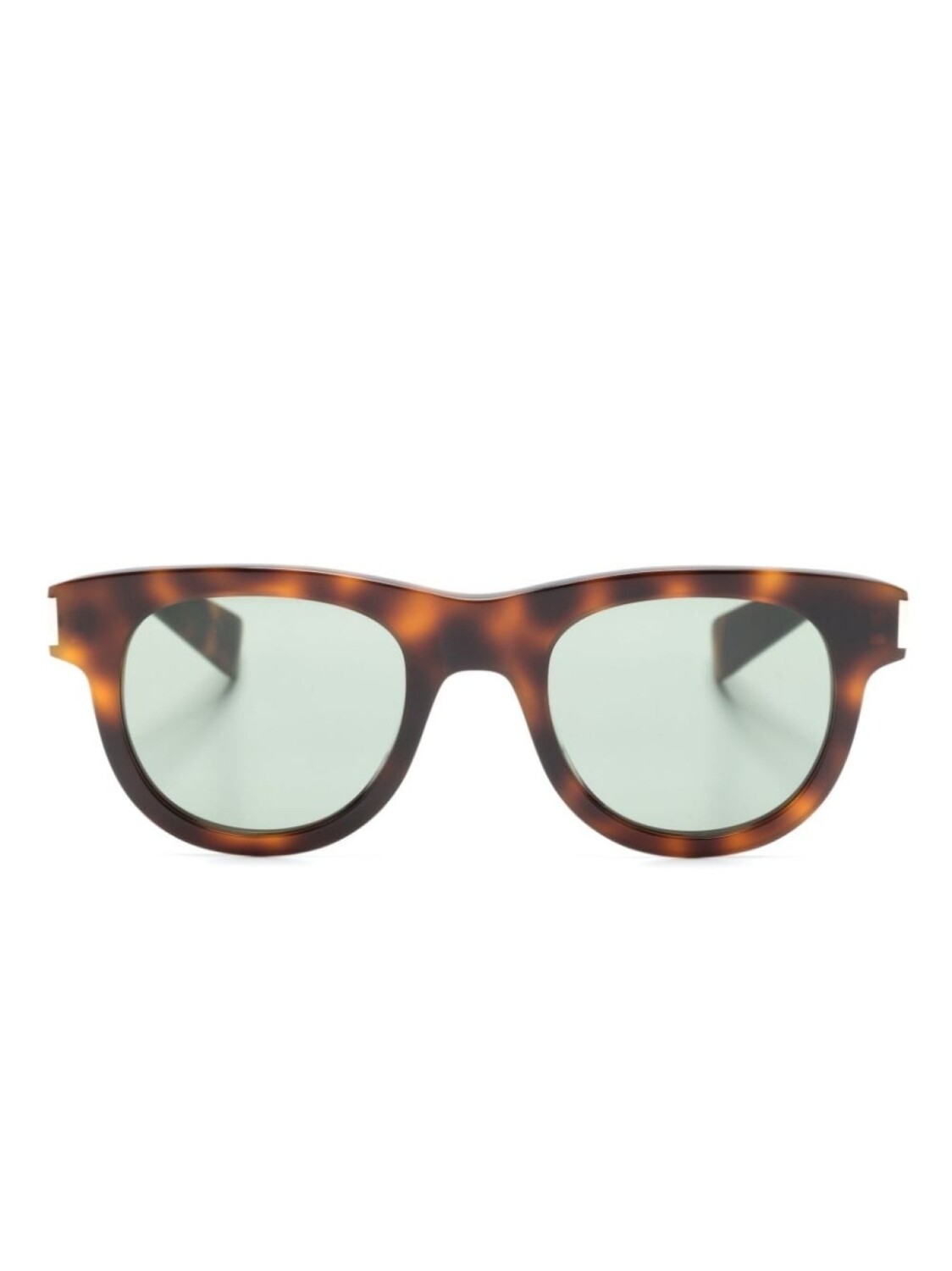 

Saint Laurent Eyewear солнцезащитные очки SL 571 в круглой оправе, коричневый