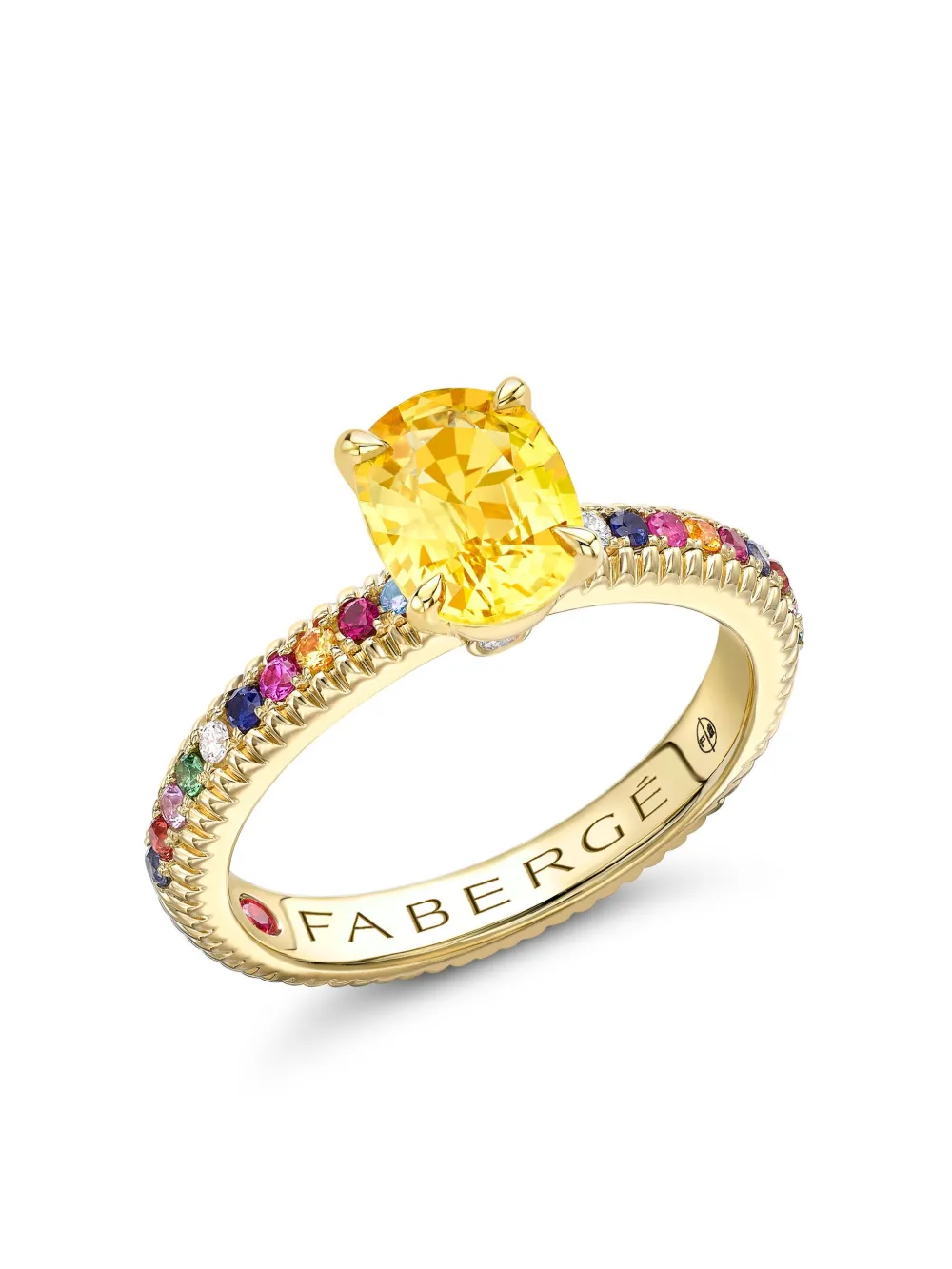 

Кольцо Colour Of Love из желтого золота с камнями FABERGÉ, желтый