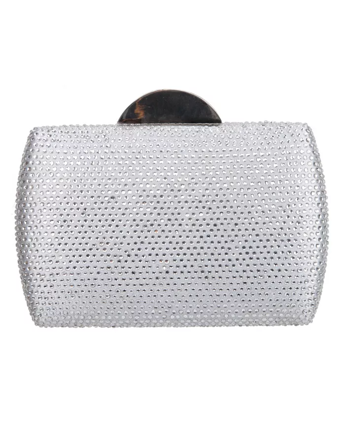 

Сумка Women's Crystal Minaudiere Nina, серебряный