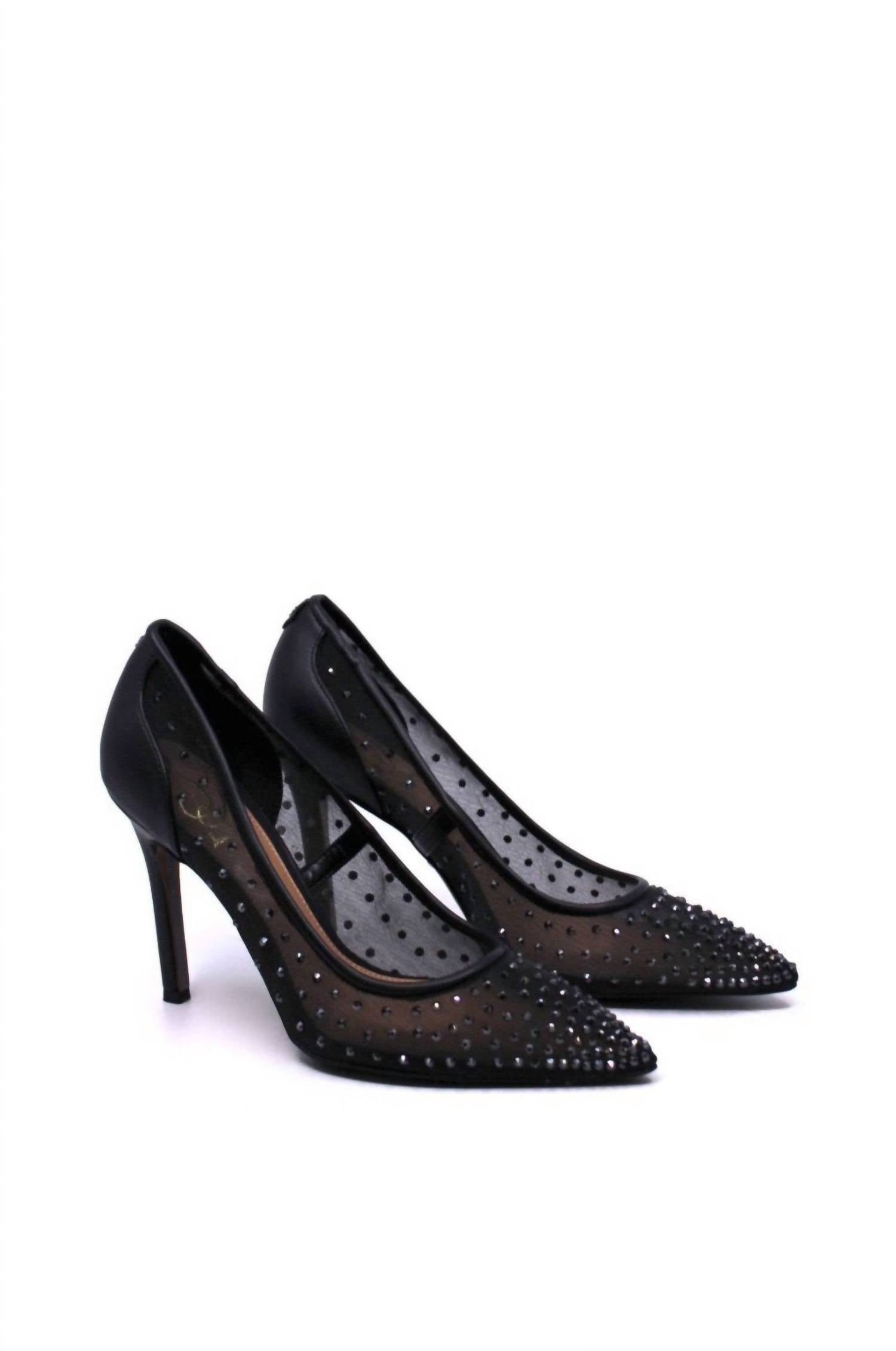 Женские туфли-лодочки Hazel в сетку черного цвета Sam Edelman