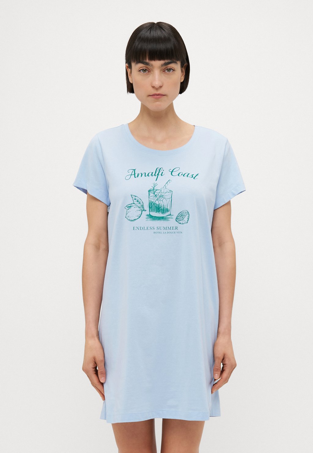 

Ночная рубашка VIVANCE DREAMS DOLCE VITA BIGSHIRT LASCANA, синий