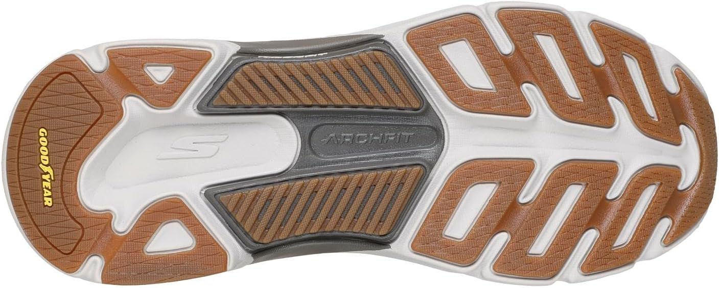 Мужские кроссовки Skechers Go Run Consistent - кожаные кроссовки для кросс-тренинга с амортизирующей пенной подошвой с охлаждением воздуха, Taupe Textile Synthetic — фото 2