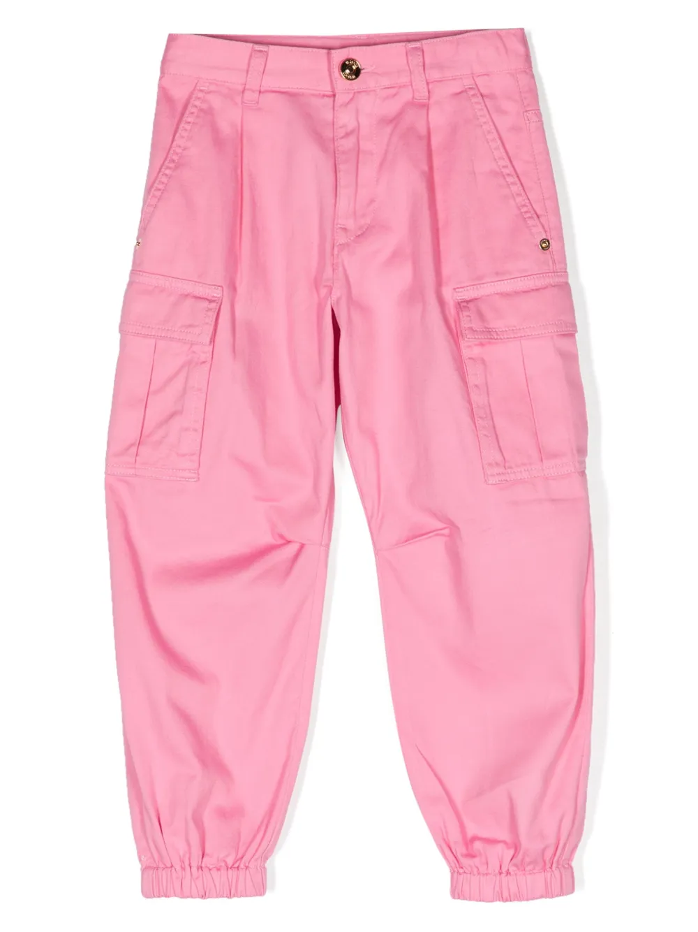 

Зауженные брюки карго Versace Kids, розовый