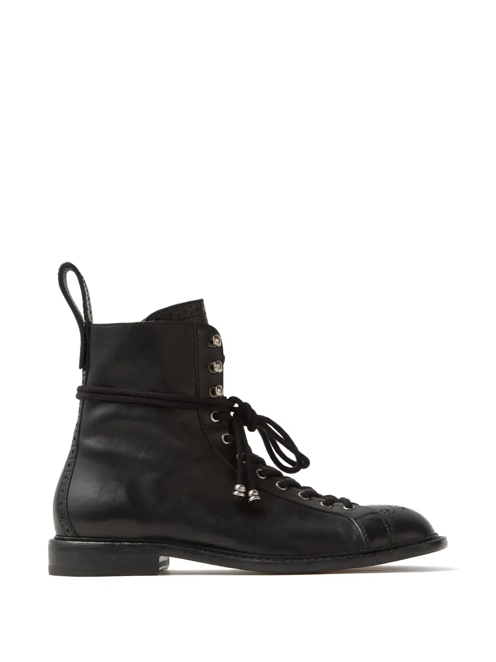 Кожаные сапоги Билли Versace, черный