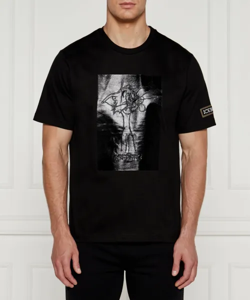 

Футболка Oversize fit Iceberg, черный