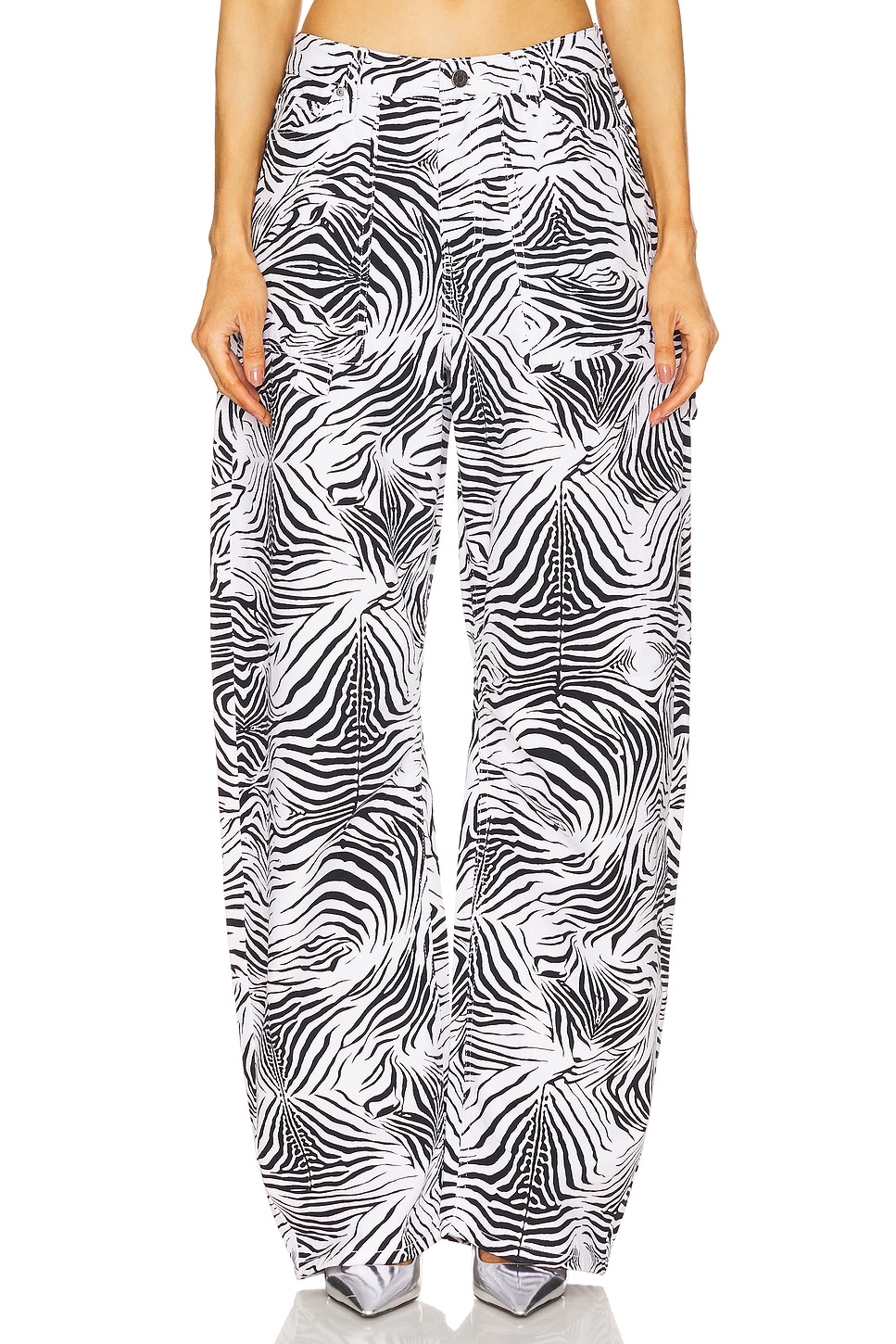 

Rhett джинсы карго Afrm, zebra print