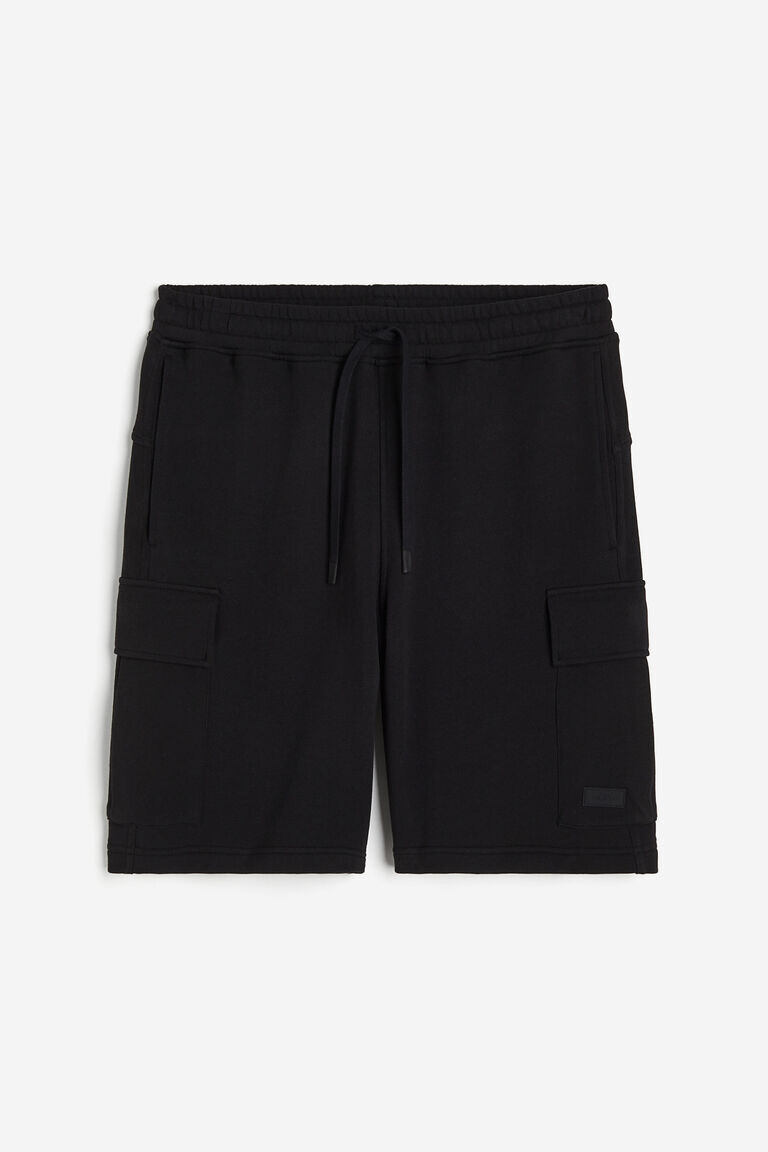 

Грузовые шорты H&M, черный