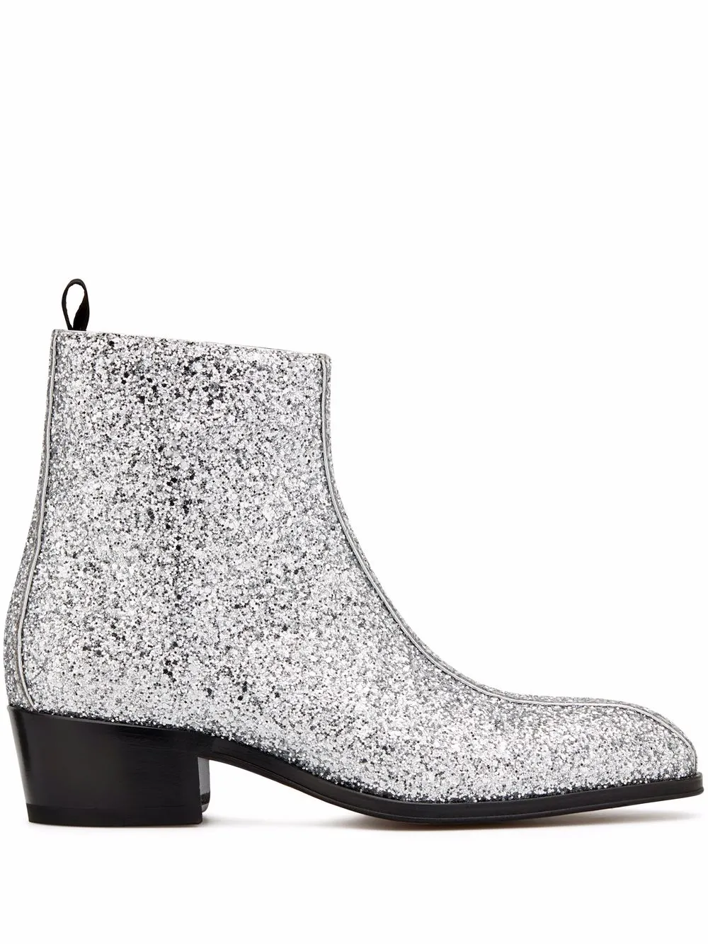 

Ботинки New York с блестками Giuseppe Zanotti, металлик
