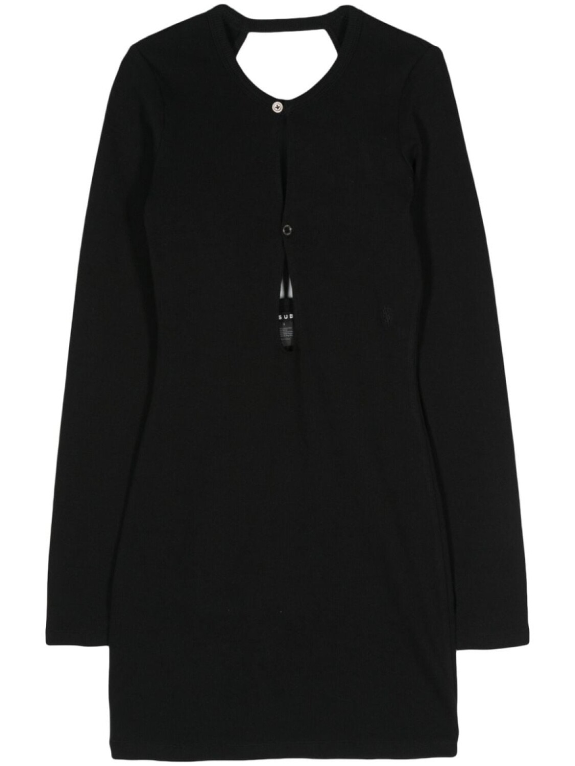 

Ksubi платье Arise Ls в рубчик, черный
