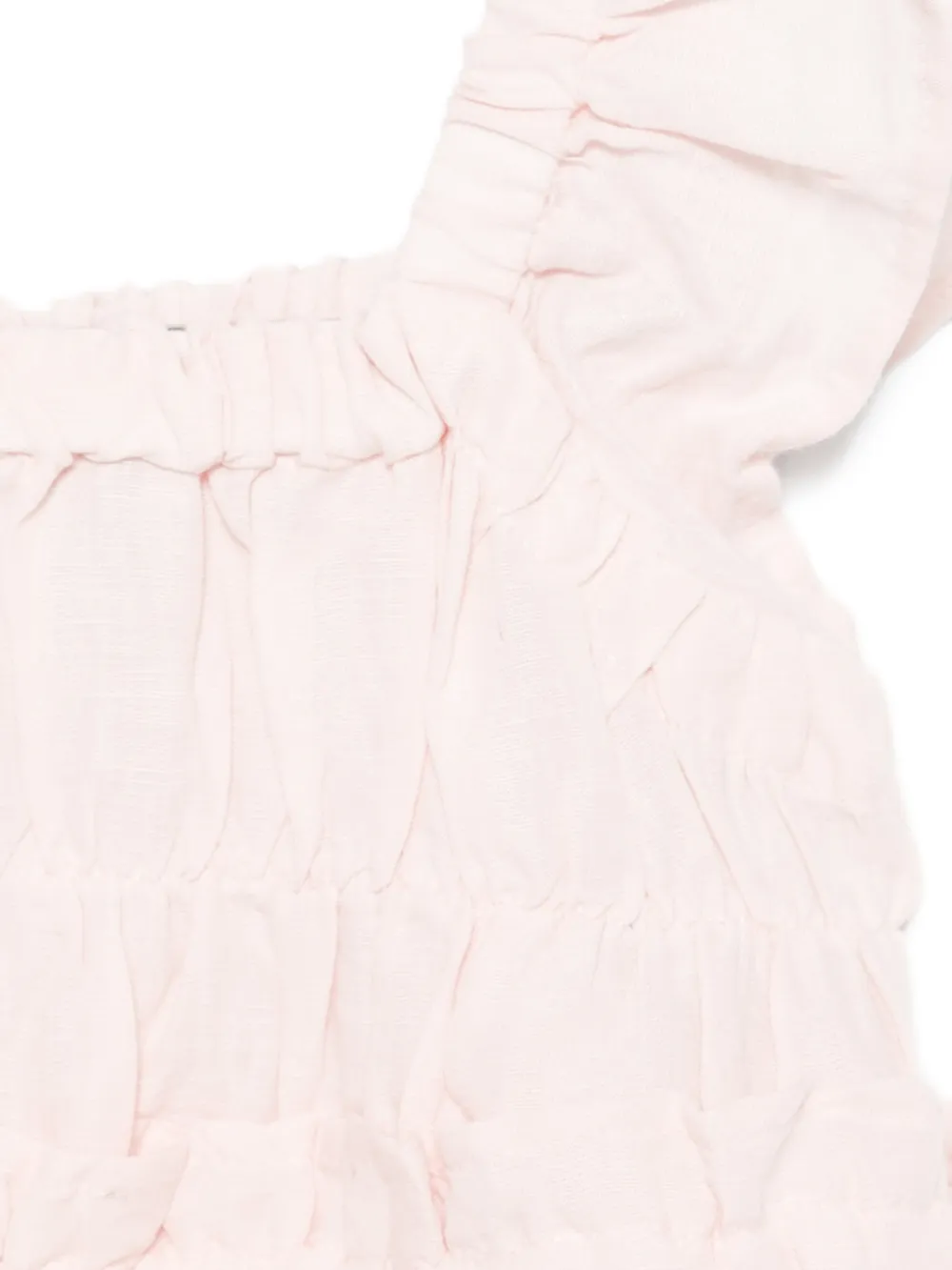 Платье с воланами и графичным принтом Stella Mccartney Kids, розовый — фото 3