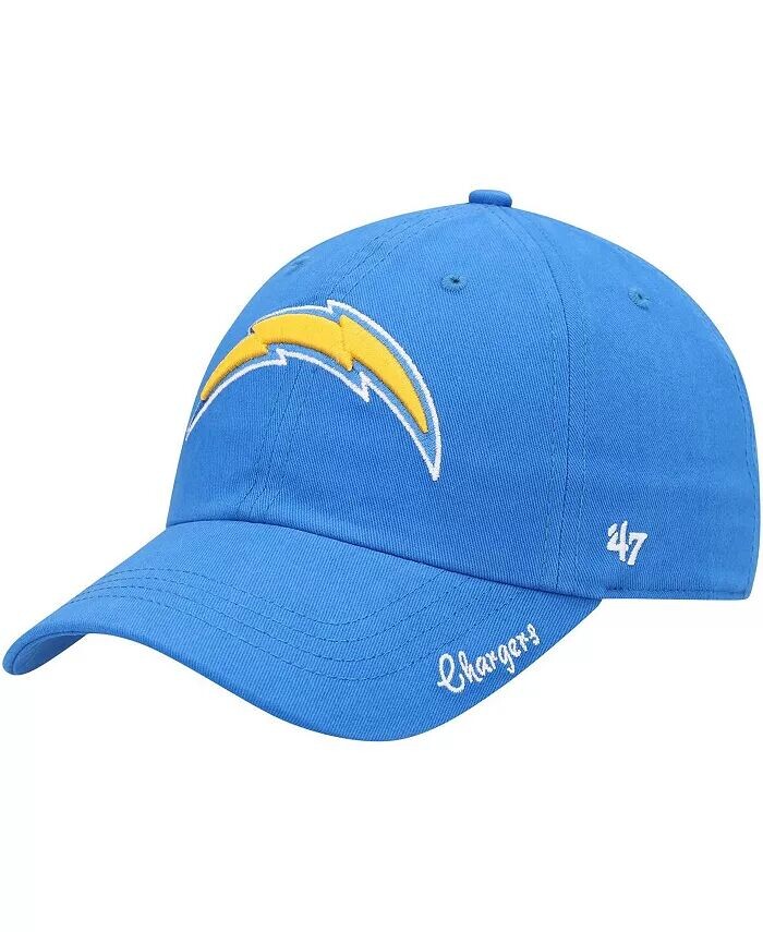 

Женская пудрово-синяя регулируемая шапка Los Angeles Chargers Miata Clean Up Primary '47 Brand, синий
