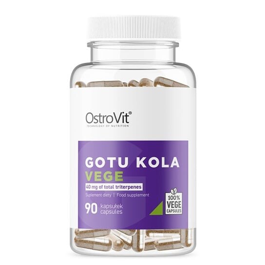 

Капсулы OstroVit, Gotu Kola VEGE 90 поддерживают работу мозга