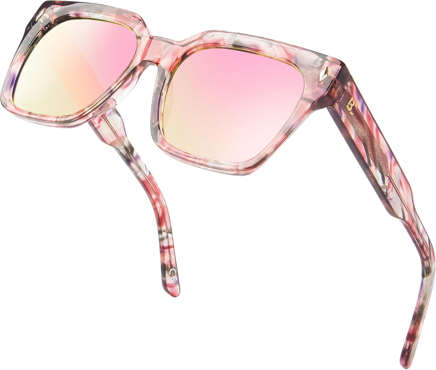 

Очки ночного видения BIRCEN для женщин: антибликовые очки TR90 для вождения в ночное время, снижающие нагрузку на глаза у женщин-водителей, в дождь, снег и туман, N-mirroredpink