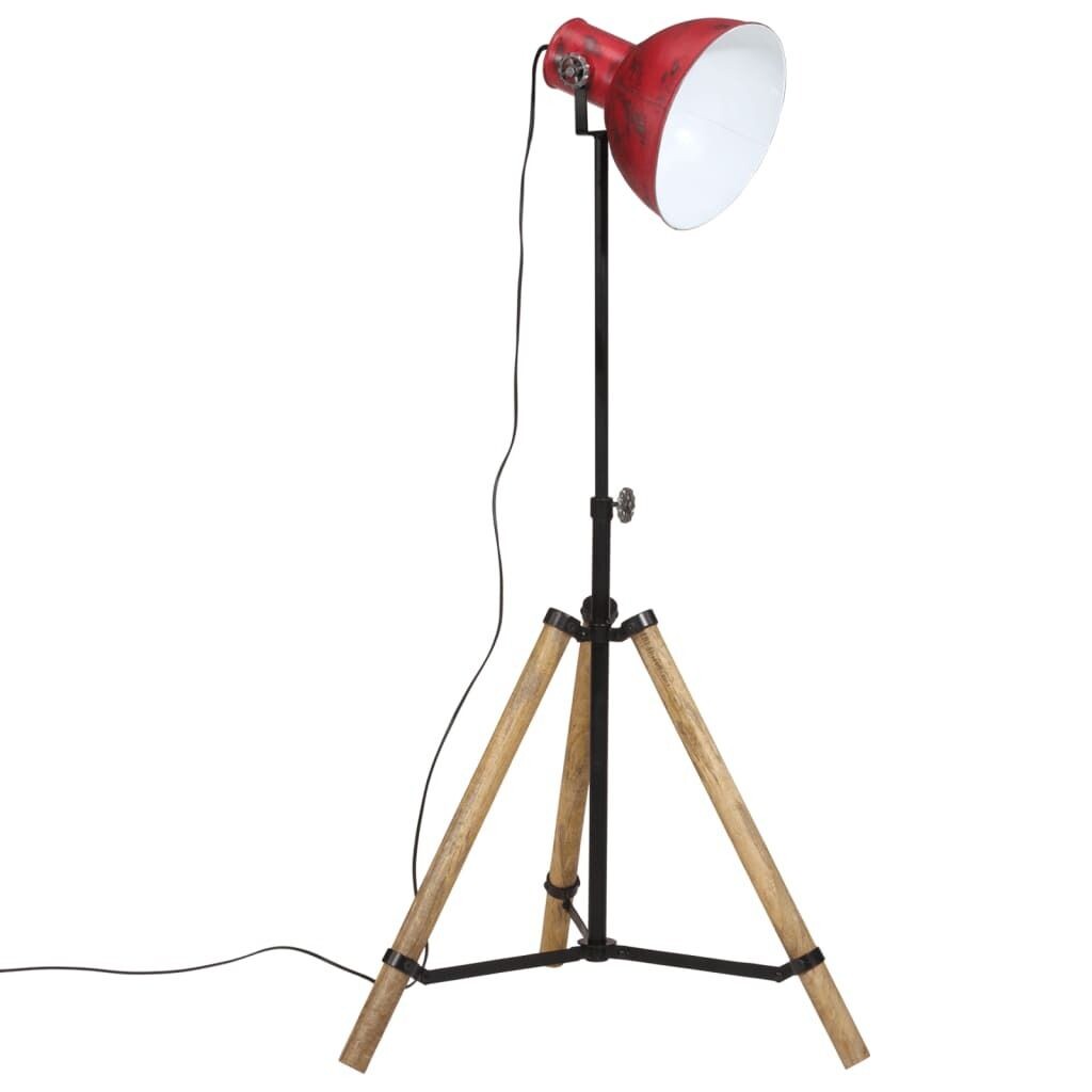 

Торшер vidaXL 25 Вт Красный 75x75x90-150 см E27