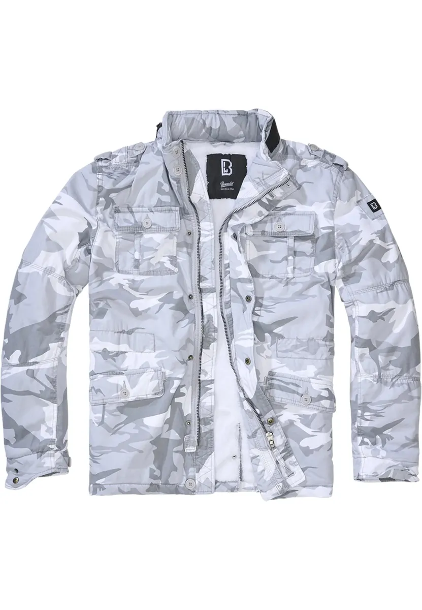 

Всепогодная куртка Brandit " Brandit Men's Britannia Winter Jacket" (1 шт.), без капюшона, цвет Blizzard Camo