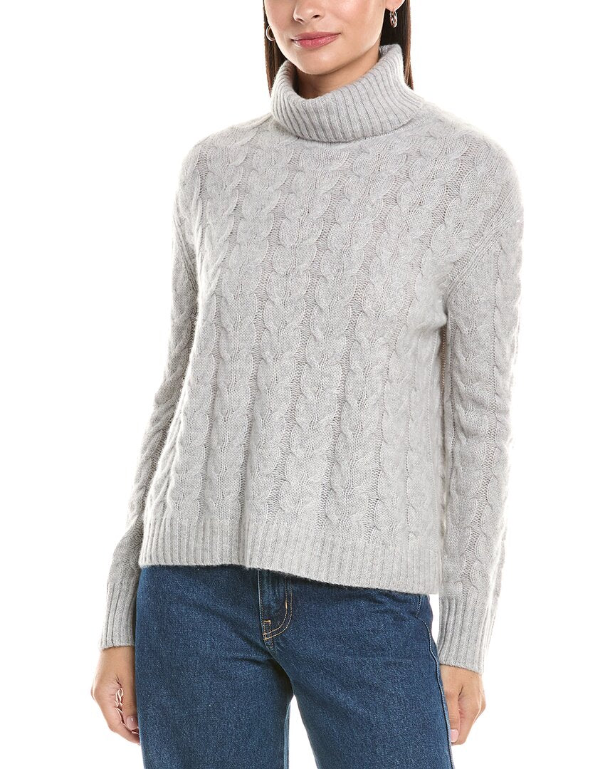 

Кашемировый свитер водолазка THE CASHMERE PROJECT, серый