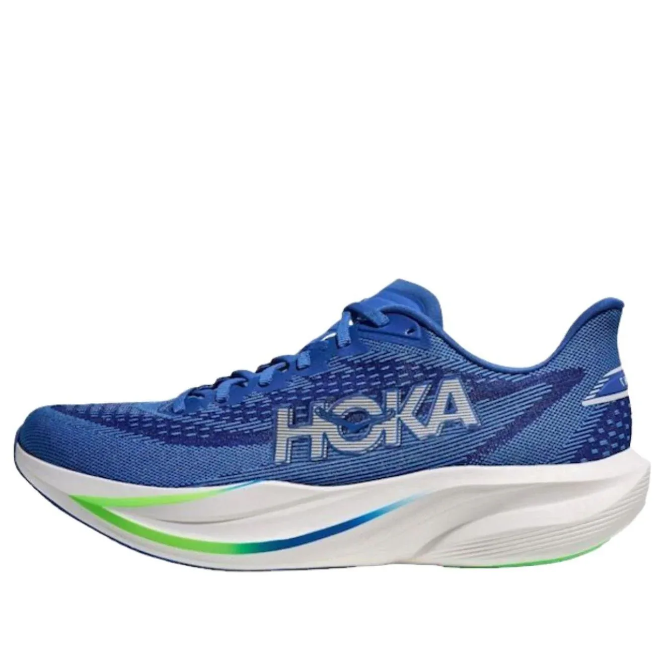 Кроссовки HOKA ONE ONE Mach 7 'Cobalt Blue Neon Green'