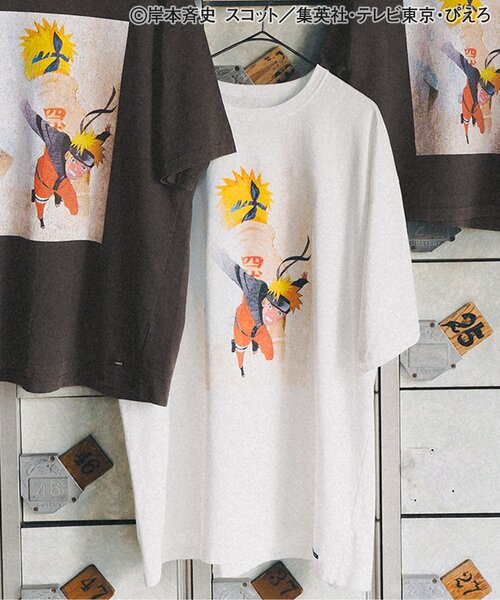 

Футболка с принтом Naruto Shippuden, взрослая F.O.KIDS, кремовый