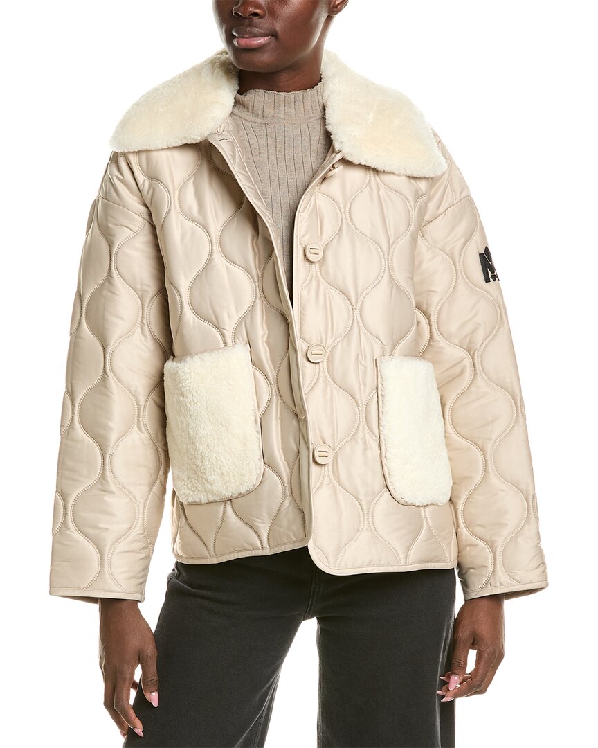 

Куртка из овчины Mackage Kenzy Wool, белый