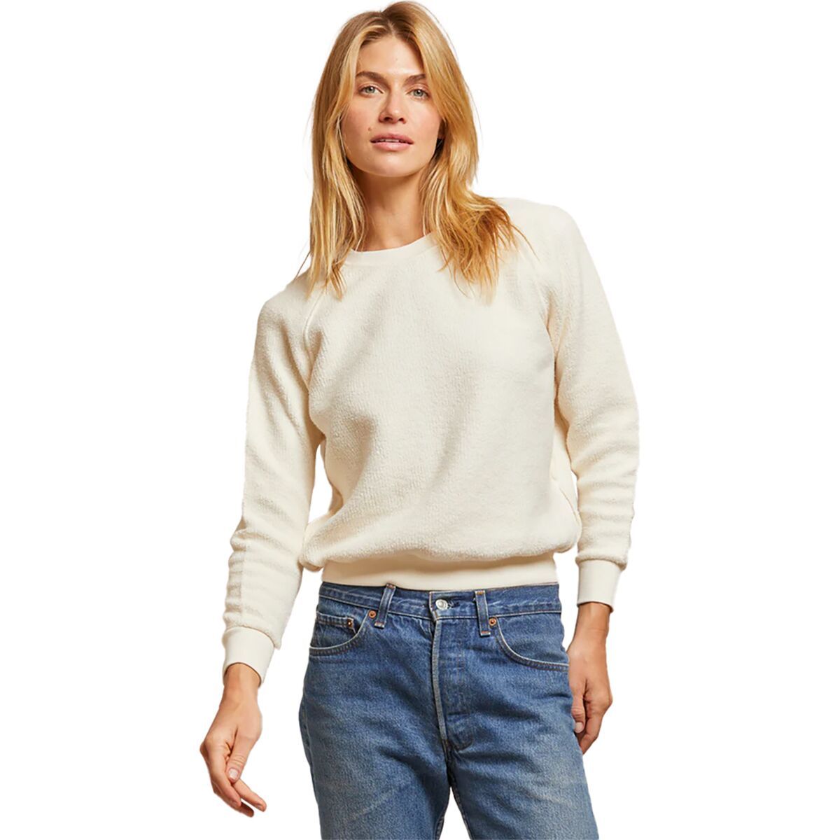 

Свитер Reverse Fleece Perfectwhitetee, цвет bright ivory