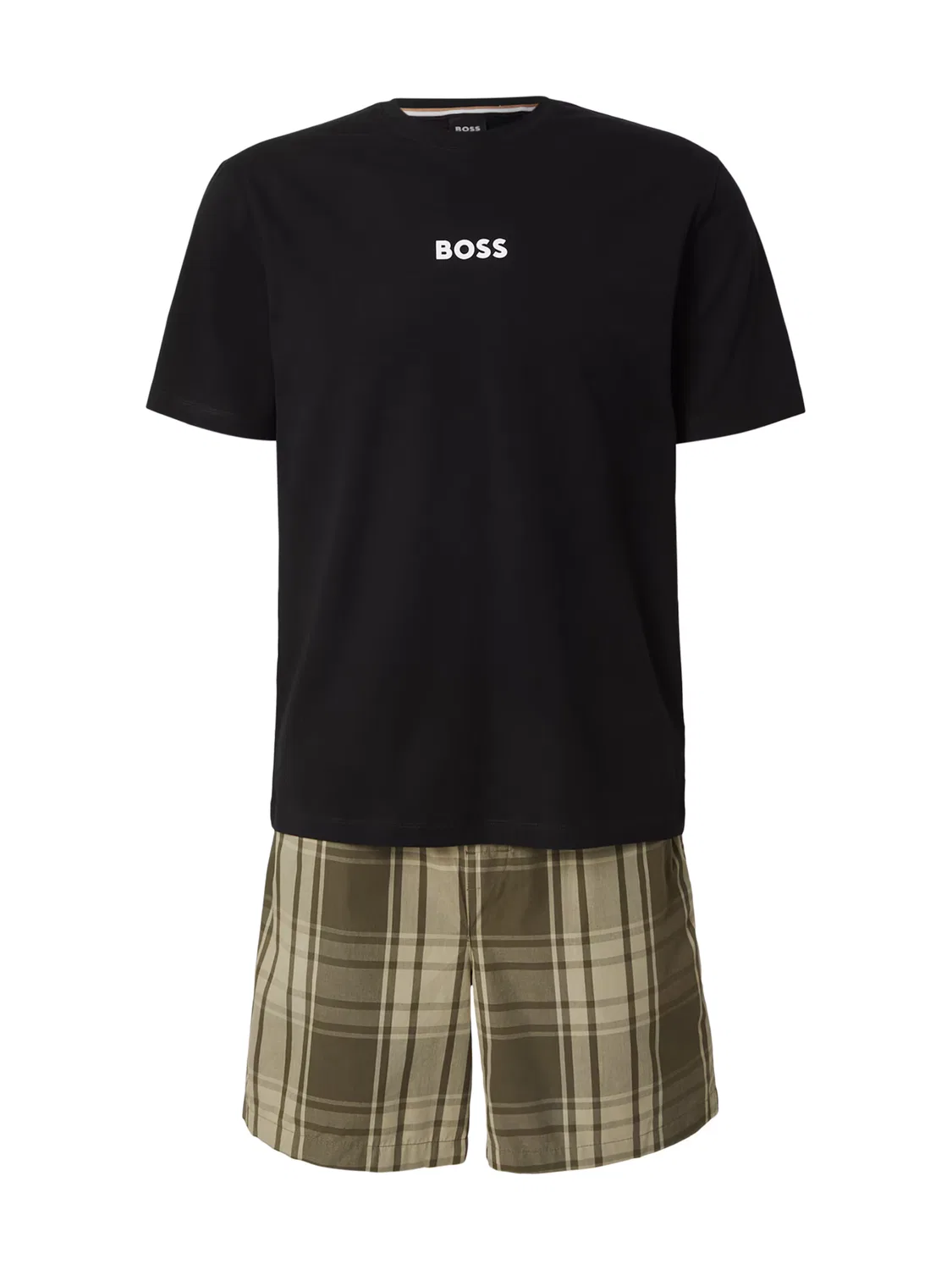 Пижама Boss Short Pajamas Easy, зеленый